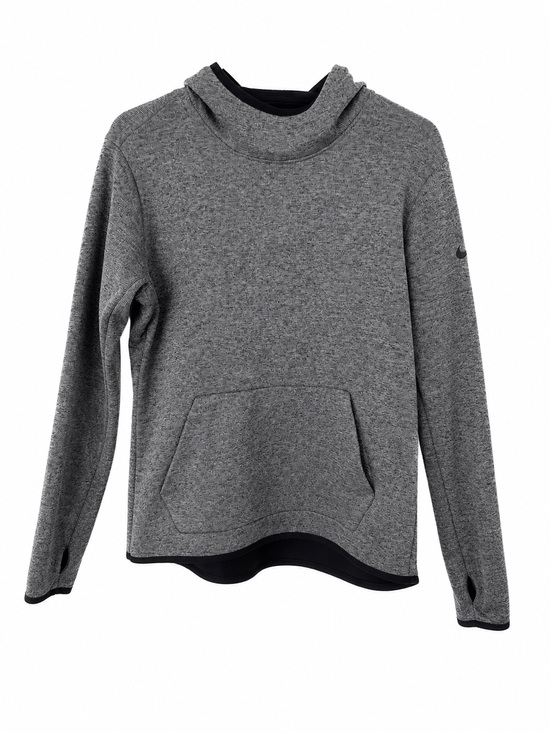 Nike Tops - Nike Dri-FIT Hoodie Women’s Large Gray Cowl Neck Thumbhole Pullover Athletic Ath